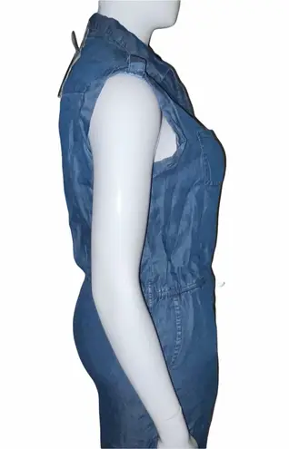 Alison Andrews Sleeveless Denim Jumpsuit