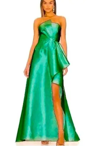 Elliatt  Revolve Emerald Green Protea Gown