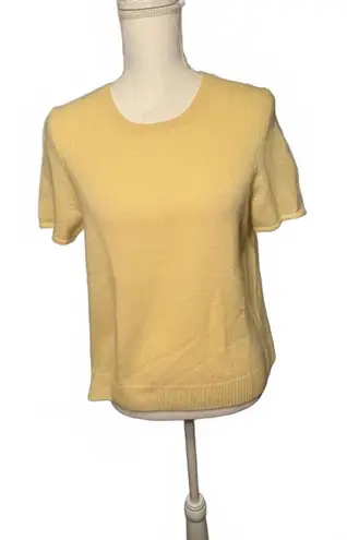 New Bloomingdale's Cashmere Short Sleeve Sweater