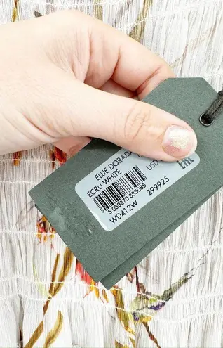 All Saints Ellie Dorada Floral 2-in-1 Skirt Dress in Ecru White Size 8 NWT