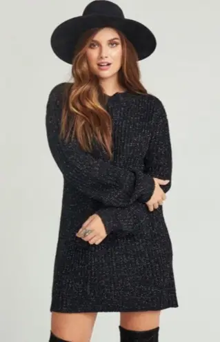 Show Me Your Mumu  Albert Sweater Dress ~ Shimmery Night Knit