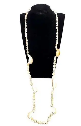 Hilo Hatties Necklace Small Shell Bead Strand 16" Vtg