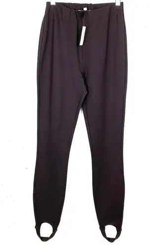 Madewell  Womens Ponte Stirrup Leggings Fitted Roasted Espresso Brown Size Small - Image 3