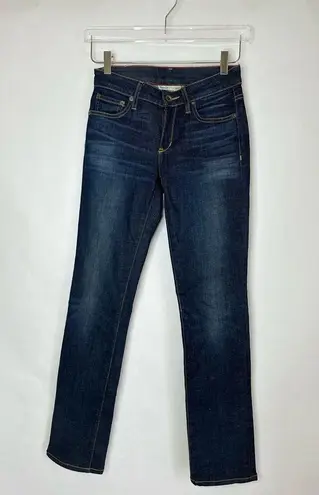 Raleigh Denim Union Fit Lake Lure Blue Straight Dark Wash Jeans Size 26