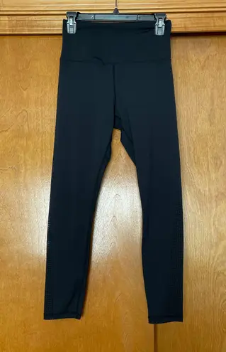 Zyia Active Black Flame Light n Tight Perforated Leggings