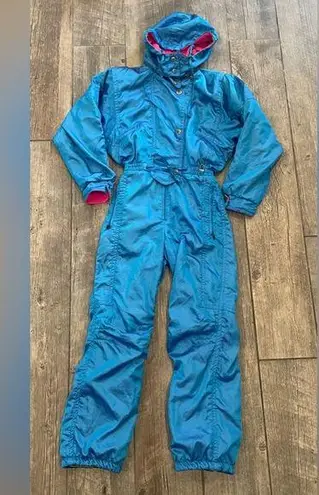Vintage Bogner women’s ski suit iridescent blue Size undefined
