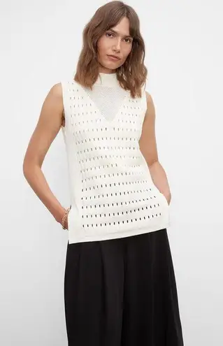 Club Monaco Open Stitch Sleeveless Tunic