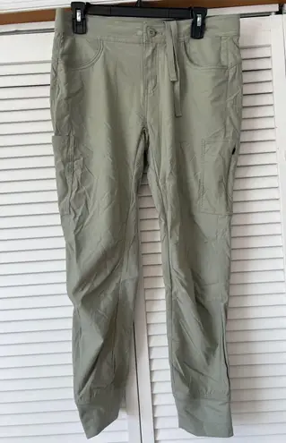 prAna Women's Standard Fit Halle Cargo Pants Size 8 Reg Khaki Jogger Style