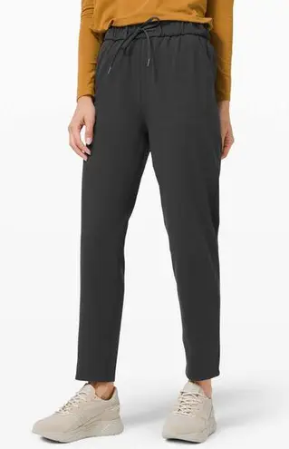 Lululemon  Keep Moving Graphite Grey 7/8 High-Rise Work Trouser Pants