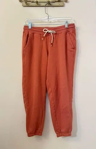 Marine layer  Classic Tri-blend Fleece Rosewood Coral Sweatpants Joggers Size M