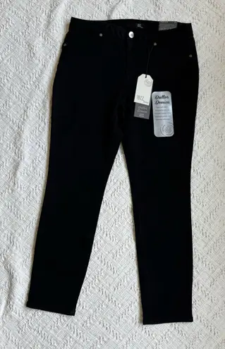 1822 Denim Black Skinny Jumpsuit