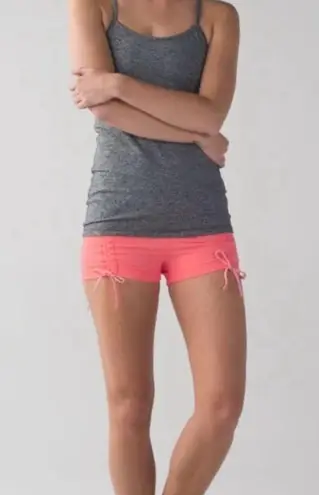 Lululemon  Neon Peach Biker Shorts