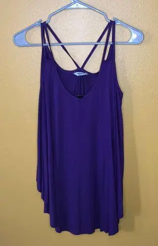 Zeagoo Tank Top Purple Loose Fit, New, S