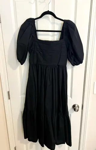 Abercrombie & Fitch Emerson Maxi Dress Black Size M Tall