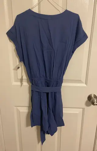 a.n.a Blue Romper With Pockets - Image 2