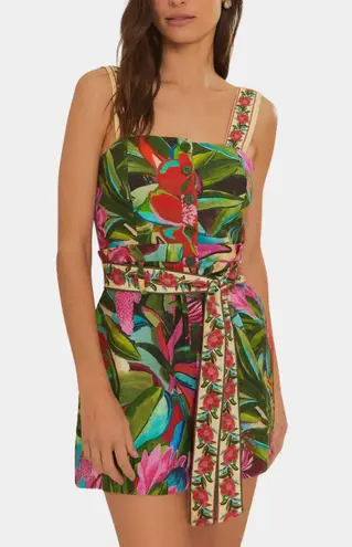 Farm Rio FLORAL ROMPER - SIZE SMALL- NWOT