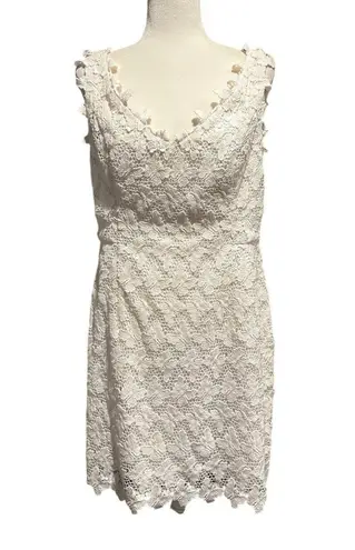 Lily Pulitzer Resort White Papillion Lace Reeve Dress in Size 12