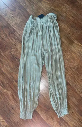 Dress Forum Boho Stripe Slouchy Jogger Pant