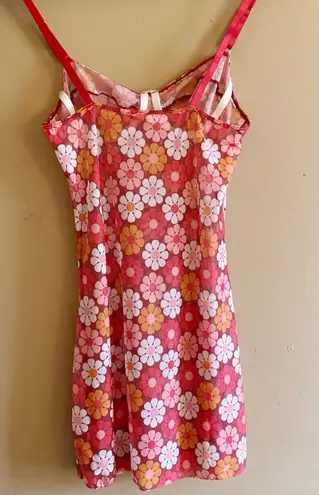 SheIn Pink Floral Slip Dress