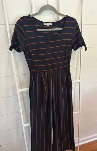 Jolt Striped Jumpsuit