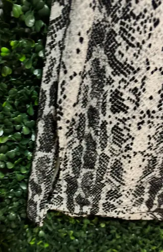 Eye Candy PYTHON SNAKESKIN STRAPPY BODYCON MIDI DRESS