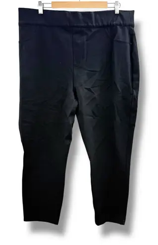 Spanx Pull On Cropped Pants Women’s Size 3X Black Stretch Slim Fit