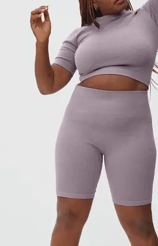 Everlane New  Body Seamless Bike Short Athletic Light Purple XS/S XS/Small NEW