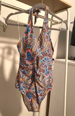 Janzten Lycra Shaping Swimsuit | Multicolored