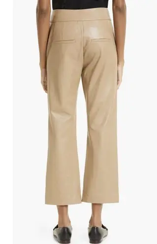 Veronica Beard Cormac Crop Faux Leather Pants High Rise 8 Buttery Soft Office