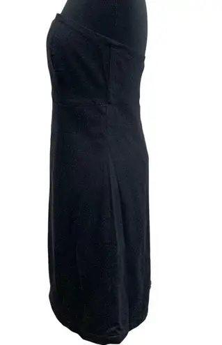 Gap NWT  Stretch Black Wool Blend Dress