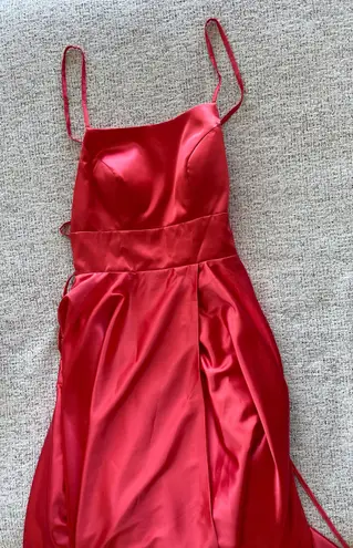 Milly Bridal Pinkish Orange Prom Dress