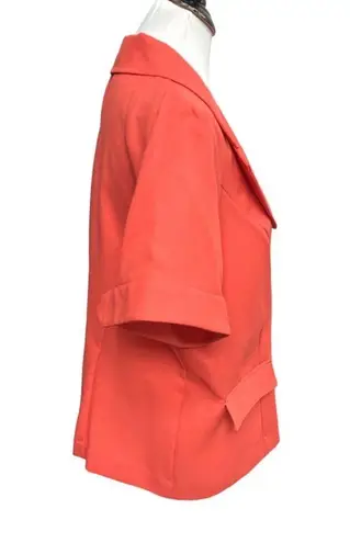 T. Milano Short Sleeve Blazer Peach Pink Size 16W