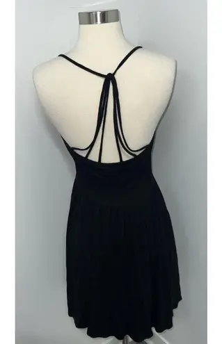 American Eagle  Dress Womens Small Black Strappy Sleeveless Stretch Soft & Sexy