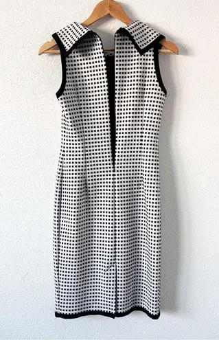 Joseph Ribkoff Audrey Check Sheath Dress in Black