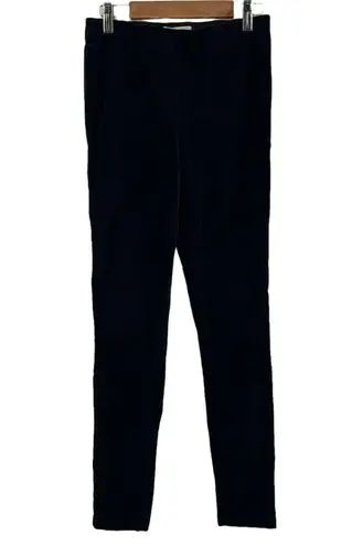 Rosemunde Copenhagen Skinny Pant Deep Blue Velvet Pull On Tapered Size 34 US 4