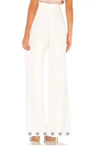 Amanda Uprichard Ariya Pant in Ivory XS