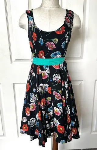 Moulinette Soeurs Anthropologie Asters Everywhere floral dress
