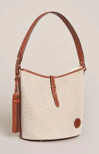 Spartina 449 Reeve Bucket Purse | Woven Saddle Brown