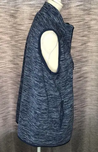 Woman Within  BLUE COZY VEST SIZE 14