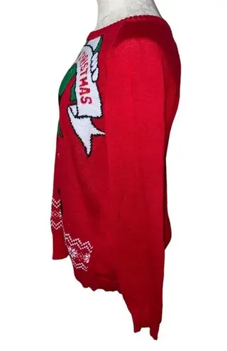 Well Worn Holiday Sweater Merry Elfin' Christmas Pullover Sweater with Bells XL