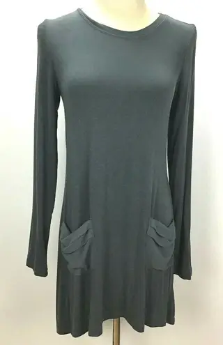 LOGO By Lori Goldstein Womens Rayon Blend XXS Tunic Top Shirt with Pockets