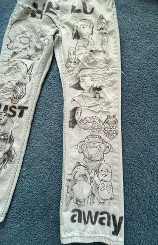 Levi's 511 Customized Spirited Away Jeans