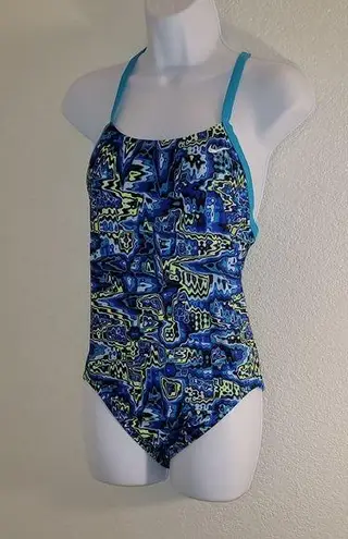 Nike  racer Back one piece bathing suit size 10