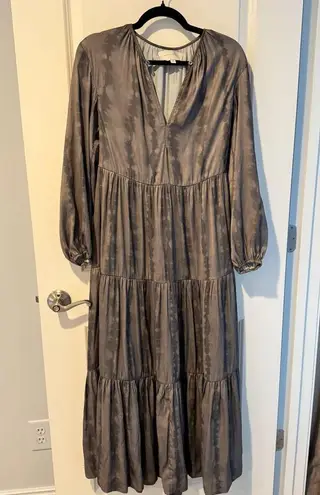 Brochu Walker Gray Long Sleeve Maxi Dress | XS