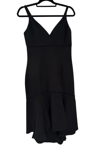 Adelyn Rae NWT Izabella high low sleeveless black sexy Dress medium