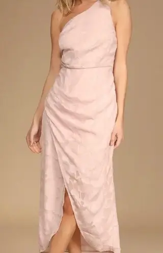 NWT Lulu’s Dreamy Desires Blush Pink Floral Burnout One