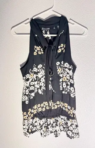 7th Avenue Design Studio New York & Company halter top: Black Size XS