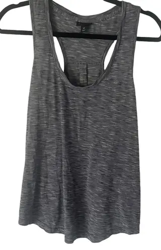 Tahari Women's Size Small P Blue Striped Heathered Racerback Tank Top
