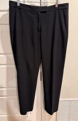 Anne Klein  Black 14 Trousers Minimalist Office Capsule Staple Sleek Normcore - Image 1