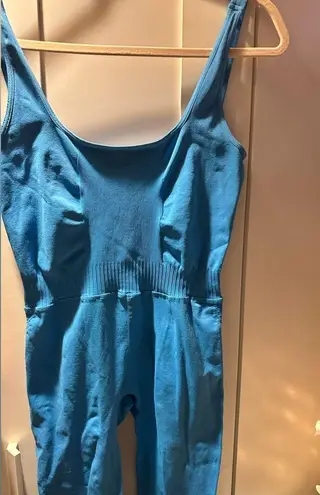 NWOT Free People Movement Good Karma Onesie In Blue River M/L Size undefined